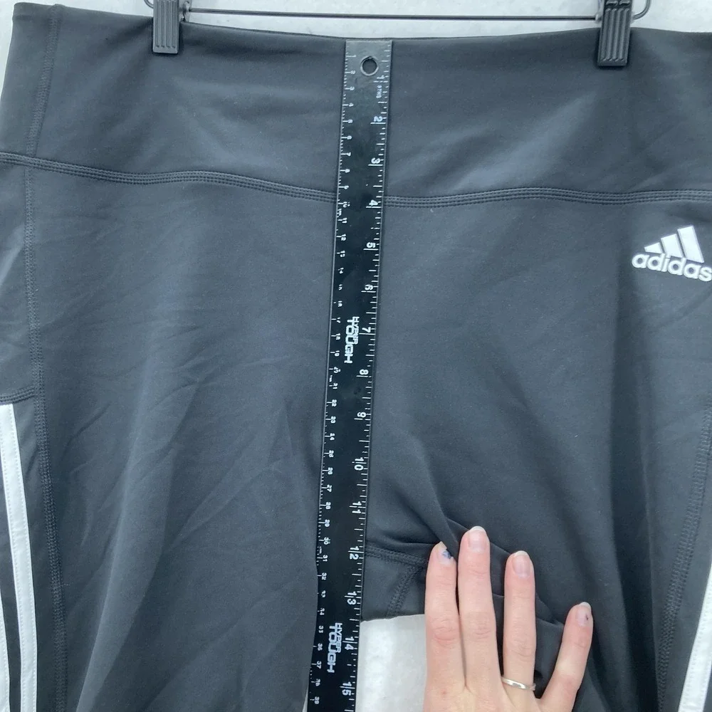 adidas Cycling Shorts Womens 2XL Black 3-Stripes AEROREADY Primegreen Outdoors